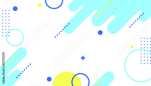 Geometric flat background templates. Soft blue dynamic shapes. EPS 10 Vector.