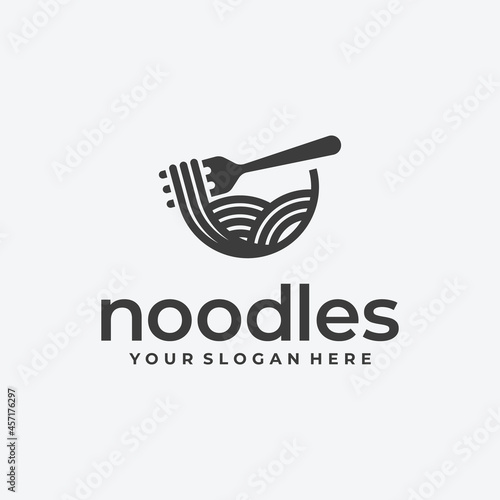 noodle logo and bowl logo