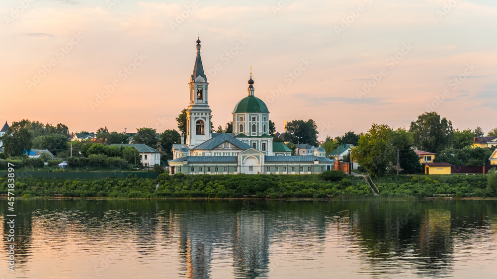 Side view of St. Catherine's convent in Tver