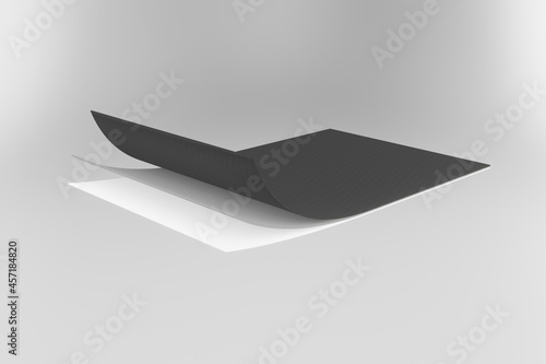 Fotografía 3d visualization, multilayer fabric, infographics