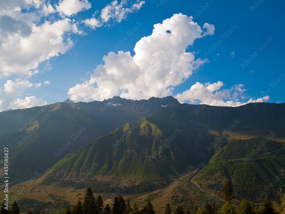 Svaneti mountainous landscape