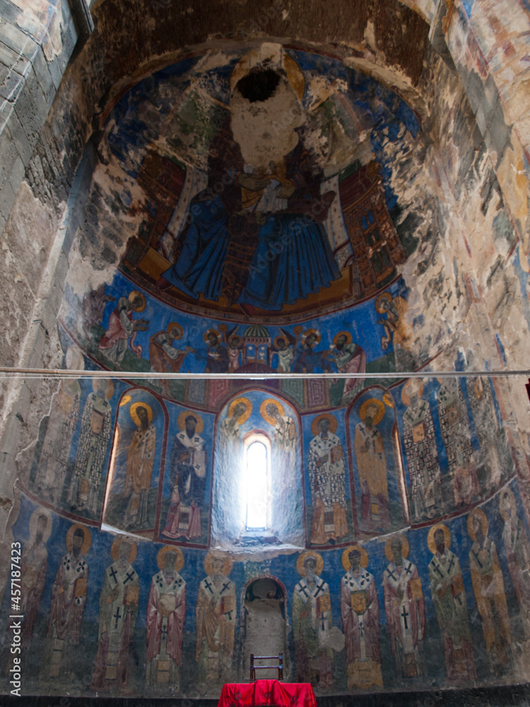 Akhtala monastery fresco