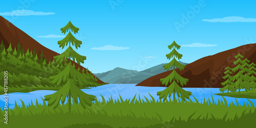Lakeside Background

