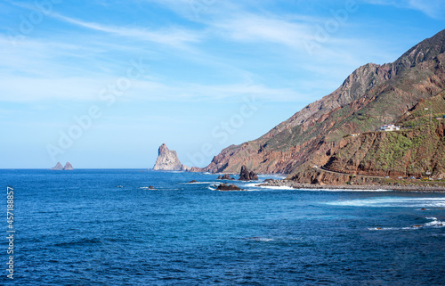 coastline in Benijo, Anaga, North Tenerife,