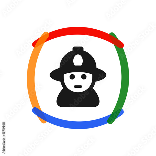 Fireman - Sticker