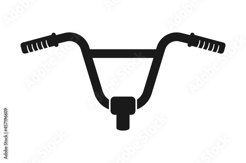 Foto BMX style bike handlebars in vector