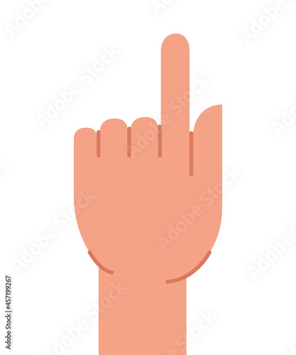 cute raised hand