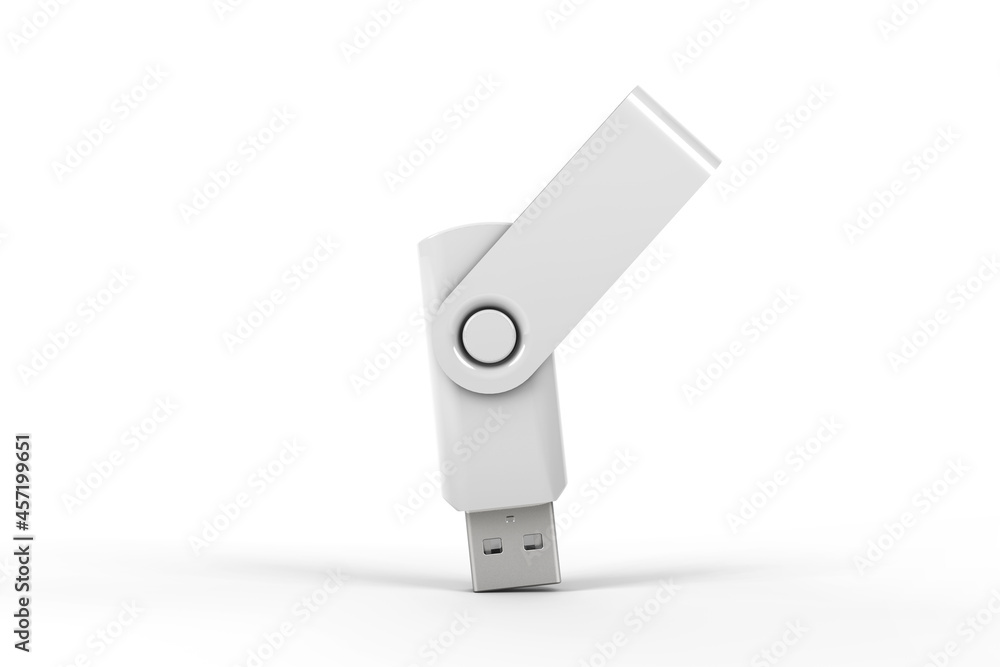 Flash memory drive mockup. 3d rendering Flash memory drive mockup. 3d rendering