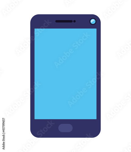 blue cellphone illustration
