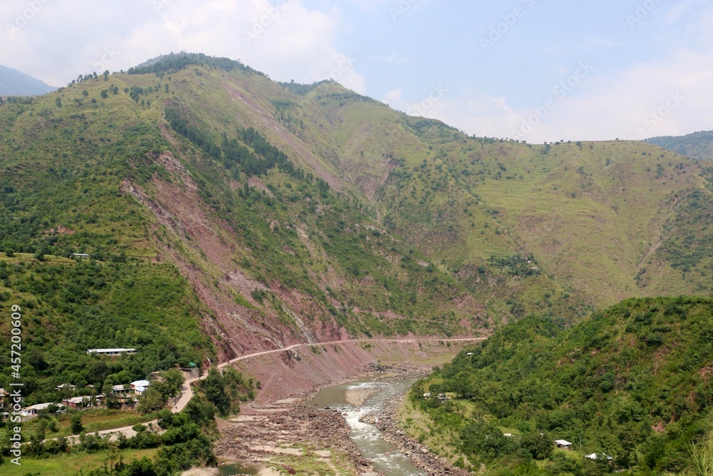 Beautiful mount with Amazing view of river