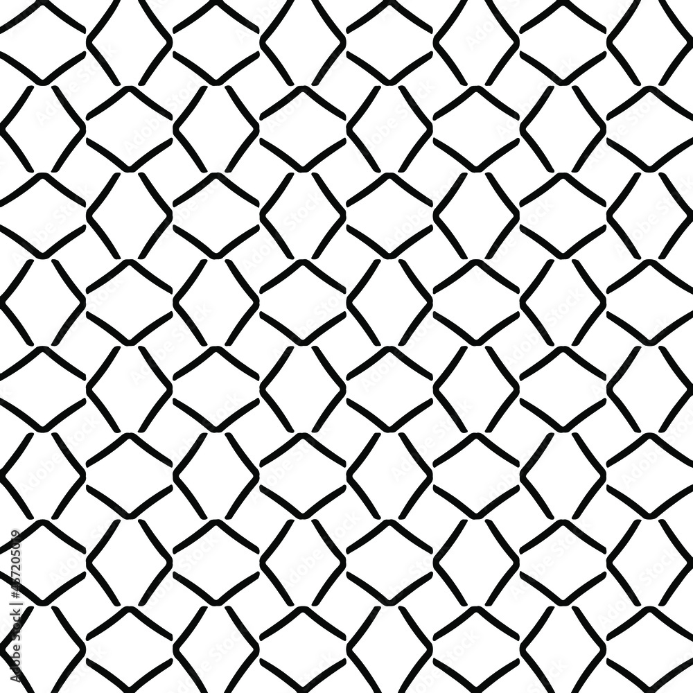 Seamless vector pattern in geometric ornamental style. Black pattern.
Seamless vector pattern in geometric ornamental style. Black pattern.