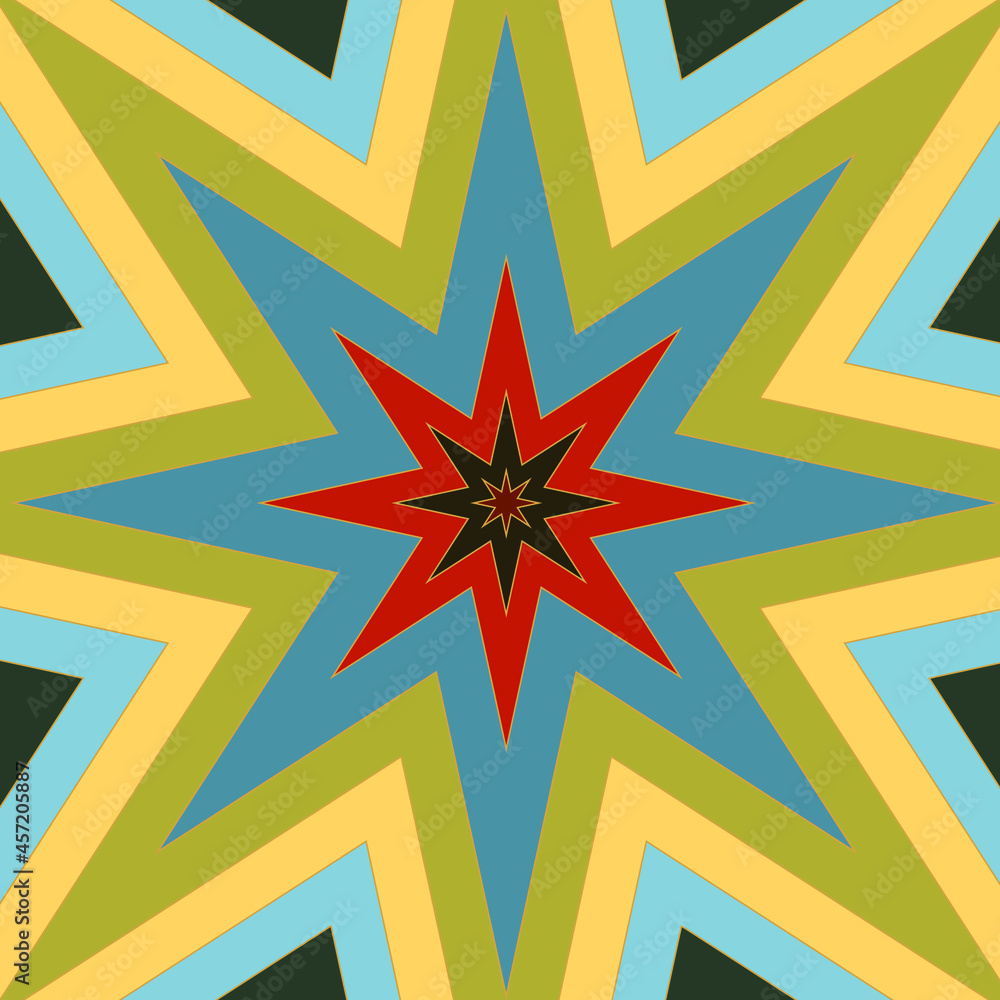 An abstract star burst shape background image. An abstract star burst shape background image.
