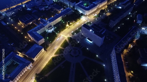 Fototapeta Naklejka Na Ścianę i Meble -  Arkhangelsk city at night