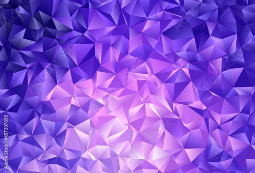 Light Purple, Pink vector texture with triangular style.