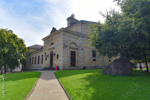 Φωτογραφία Guernica, Spain - 10 Sept 2021: The Casa de Juntas Assembly Hall
