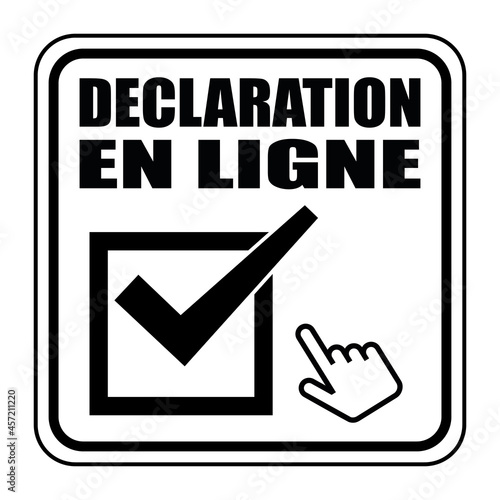 Logo déclaration en ligne.