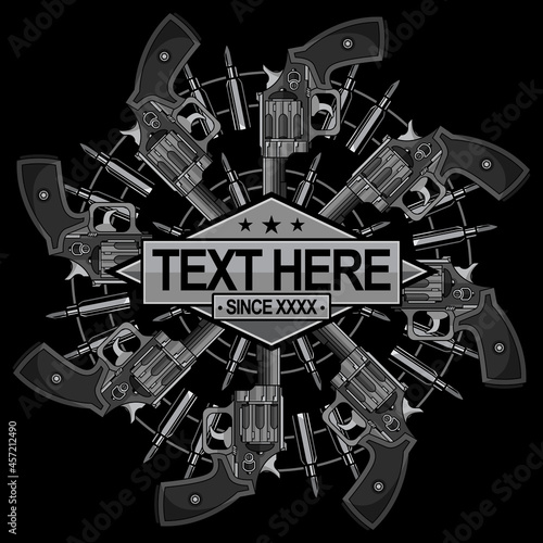 vintage gun logo