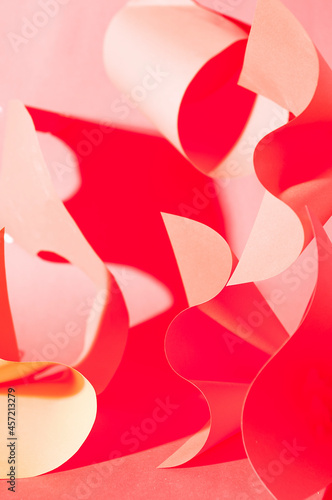 Abstract background in red and white colors © milicenta