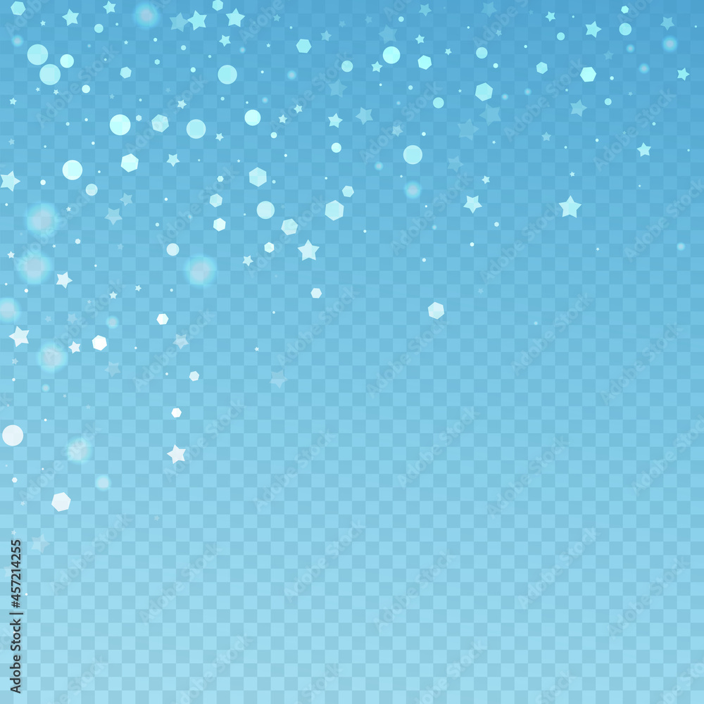 Magic stars random Christmas background. Subtle fl Magic stars random Christmas background. Subtle fl