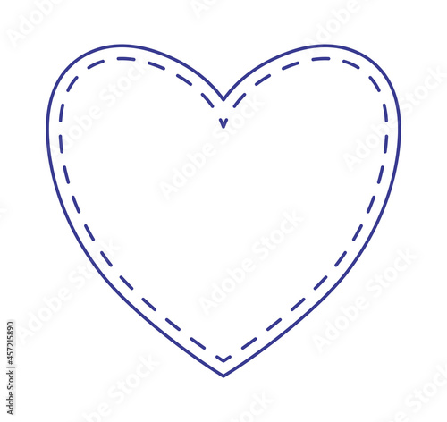 embroidery heart design