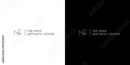 Modern and sophisticated MCA letter initials logo design