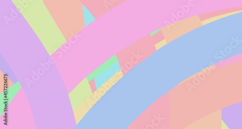 Abstract line colorful pastel graphic pattern design illustration background and backdrop 