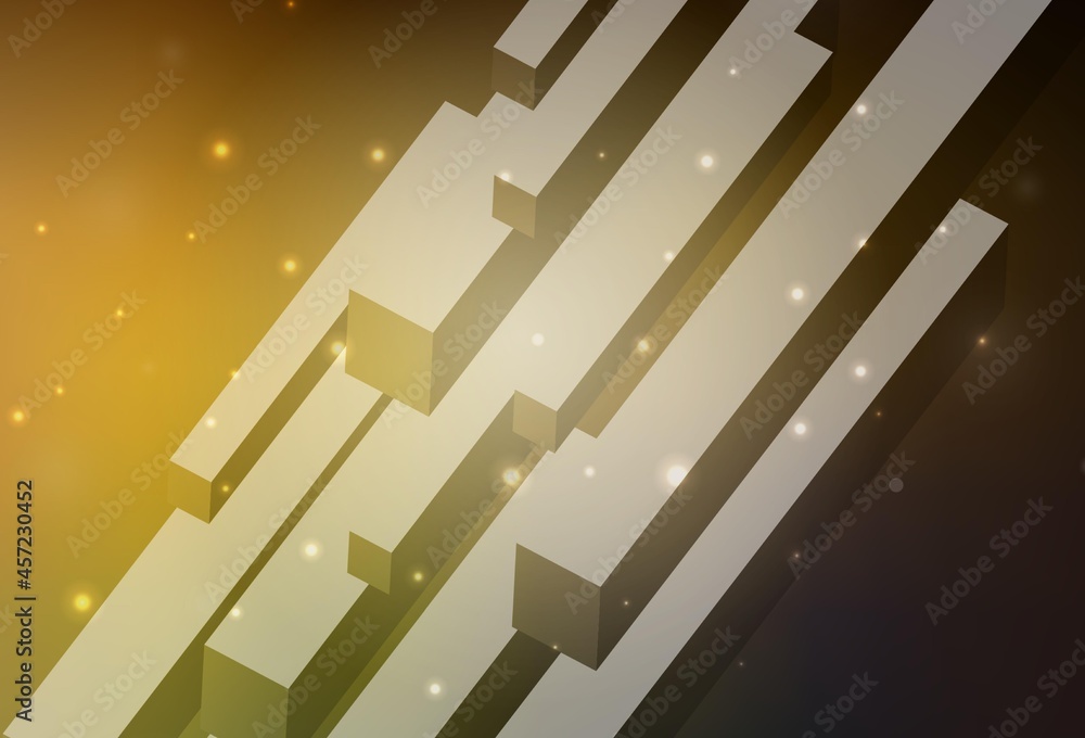 Dark Green, Yellow vector backdrop with rhombus. Dark Green, Yellow vector backdrop with rhombus.