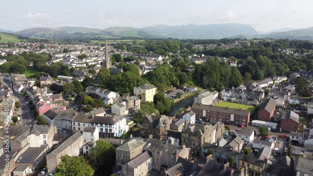Cockermouth town in Lake District Cumbria UK rising aerial footage 4K
Cockermouth town in Lake District Cumbria UK rising aerial footage 4K
