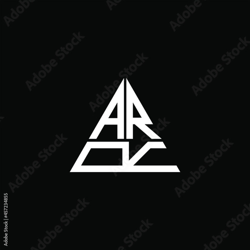 ARR letter logo creative design. ARR unique design
 photo