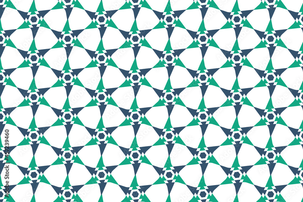 Fototapeta premium Arabic patterns background. Geometric seamless Muslim ornament backdrop