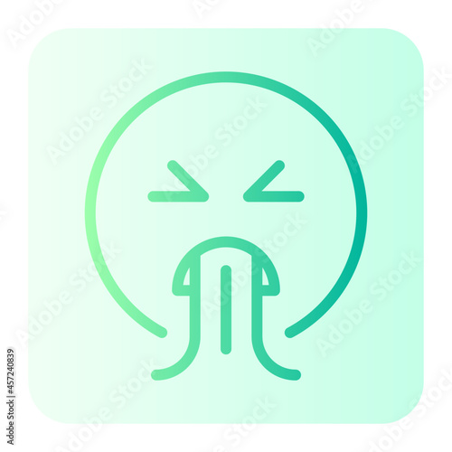 vomiting gradient icon