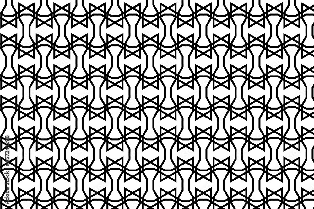 Geometric pattern for multiple usage. Repeating geometric tiles with linear triangles. Vector illustration Geometric pattern for multiple usage. Repeating geometric tiles with linear triangles. Vector illustration