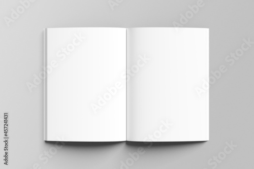Blank Magazine Mockup 