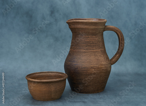       Ceramics, a ceramic product made with your own hands, made on a potter's wheel, a jug, a mug © nikolay_alekhin