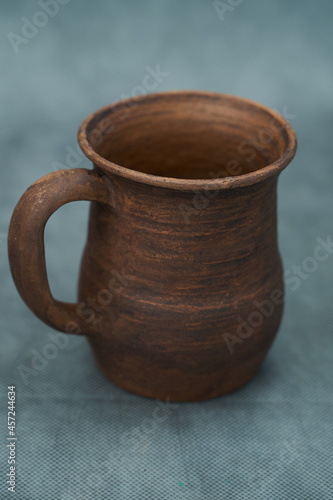  Ceramics, a ceramic product made with your own hands, made on a potter's wheel, a jug, a mug