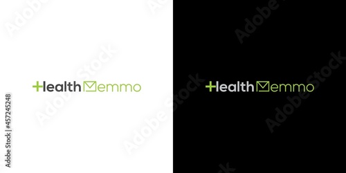 Modern and elegant health memo logo design 1 © Rusly
