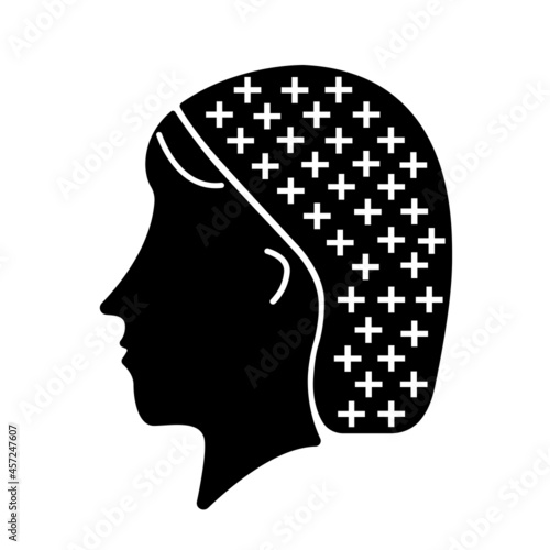 Hair Net Black Icon ,Vector Illustration, Isolate On White Background Label. EPS10