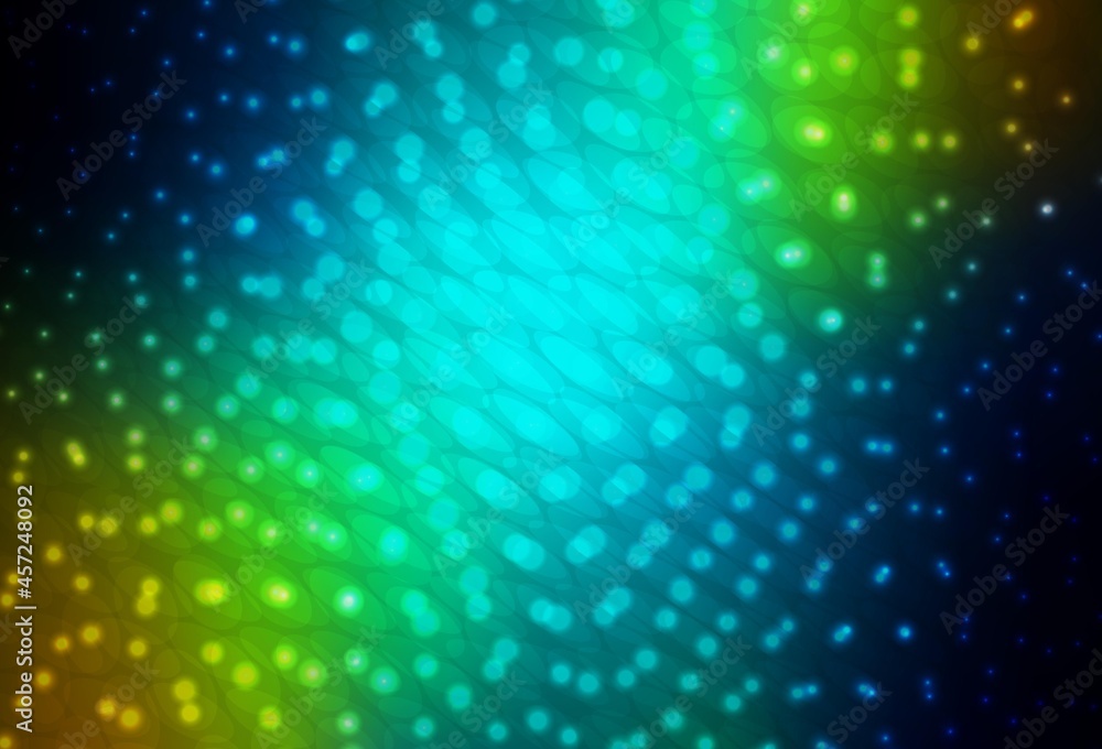 Dark Blue, Yellow vector background with spots. Dark Blue, Yellow vector background with spots.