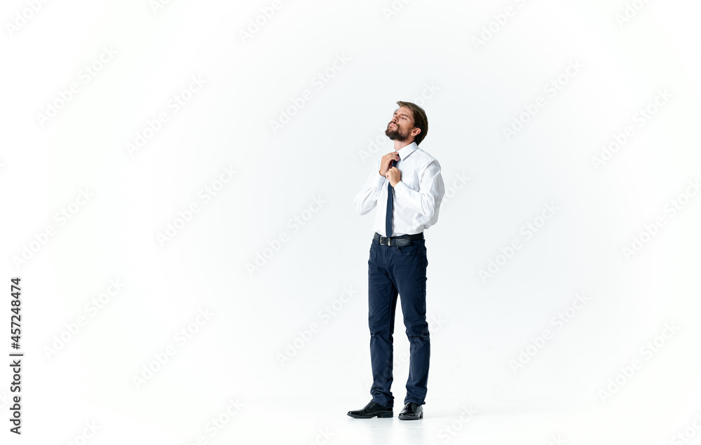 business man with tie emotions posing manager fashion business man with tie emotions posing manager fashion