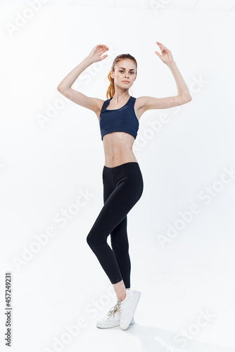 athletic woman exercise lifestyle energy workout cardio jogging