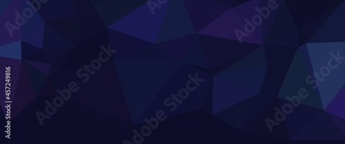 Minimalist origami look-alike low poly background. Geometric triangle low poly seamless background design concept.