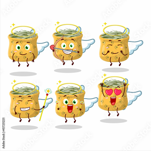 Rosemary cartoon designs as a cute angel character