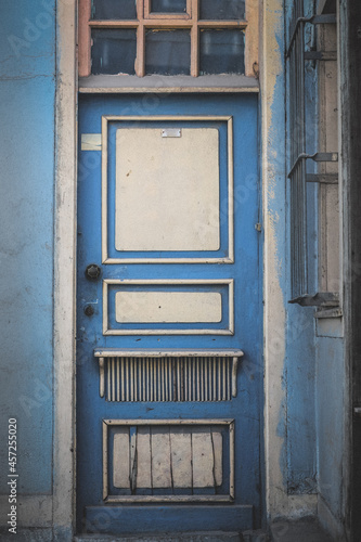 Old rustic wooden main door