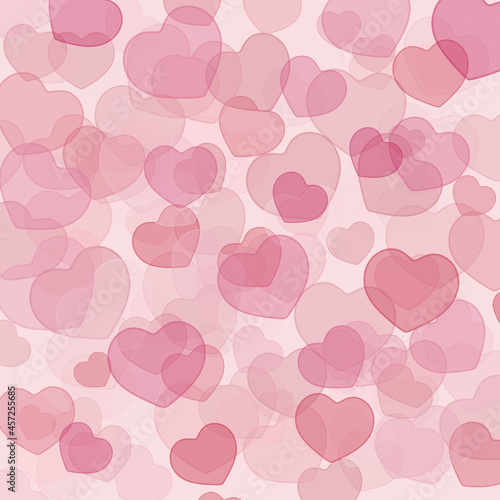 pink and rose gold abstract heart shape background for valentine and Christmas.