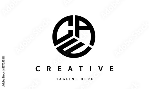 CAE creative circle three letter logo