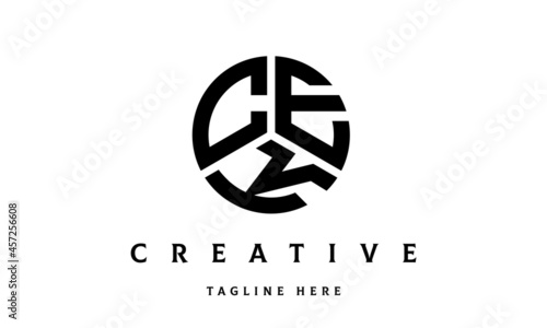 CEK creative circle three letter logo