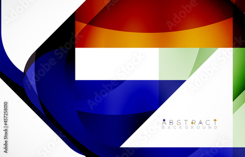 Free Download Minimal background. Abstract square shape with round corners created with wavy forms. Vector Illustration For Wallpaper, Banner, Background, Landing Page - GFXLoad