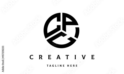 CPC creative circle three letter logo