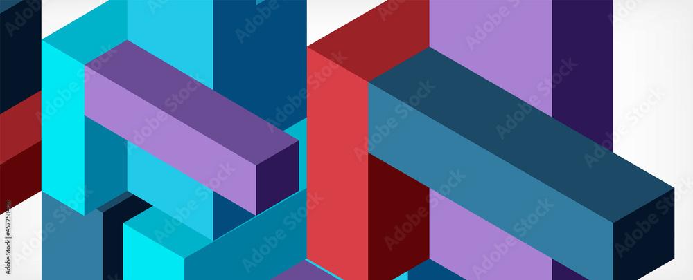 Abstract background. 3d cubes, cubic elements and blocks. Techno or business concept for wallpaper, banner, background, landing page Abstract background. 3d cubes, cubic elements and blocks. Techno or business concept for wallpaper, banner, background, landing page