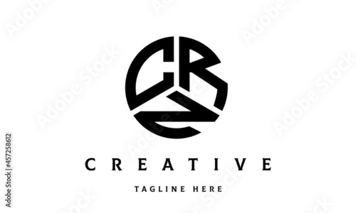 CRN creative circle three letter logo